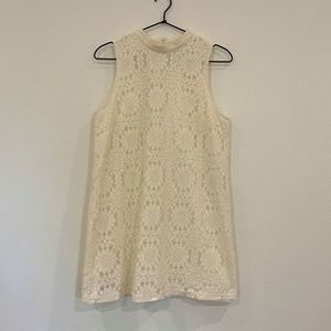 EUC Forever 21 Ivory Lace Dress